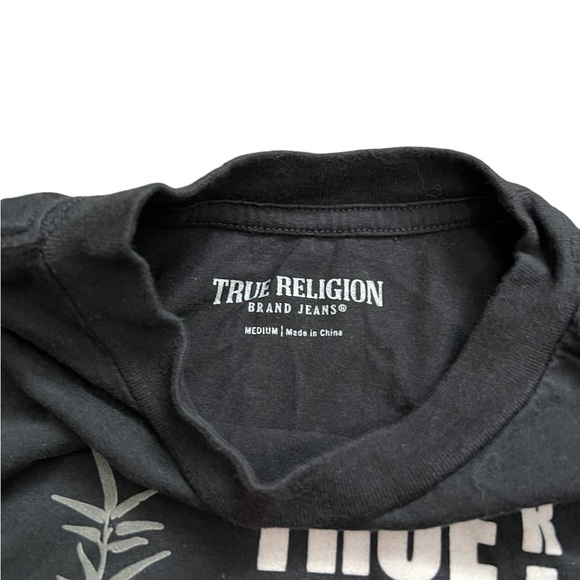 🥳 SALE True Religion Kids Boys Long Sleeve Graphic Shirt Medium - Picture 3 of 5